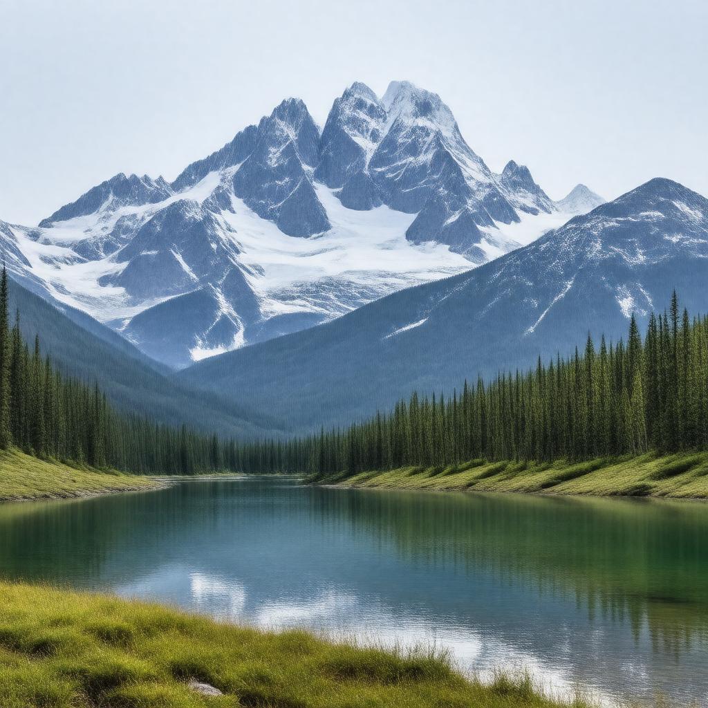 AI-created image of Kluane National Park and Reserve (Canada)