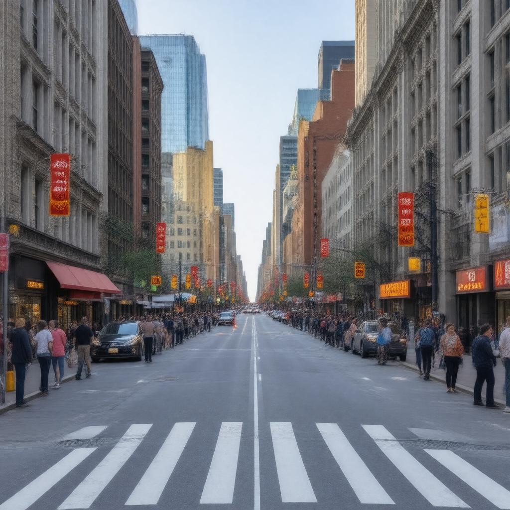 AI-created image of Kneeland Street