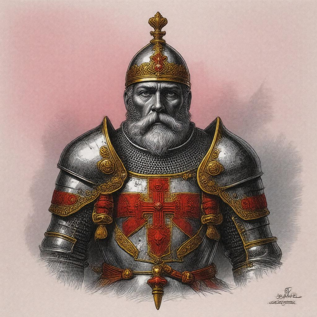 AI-created image of Knight, First Class