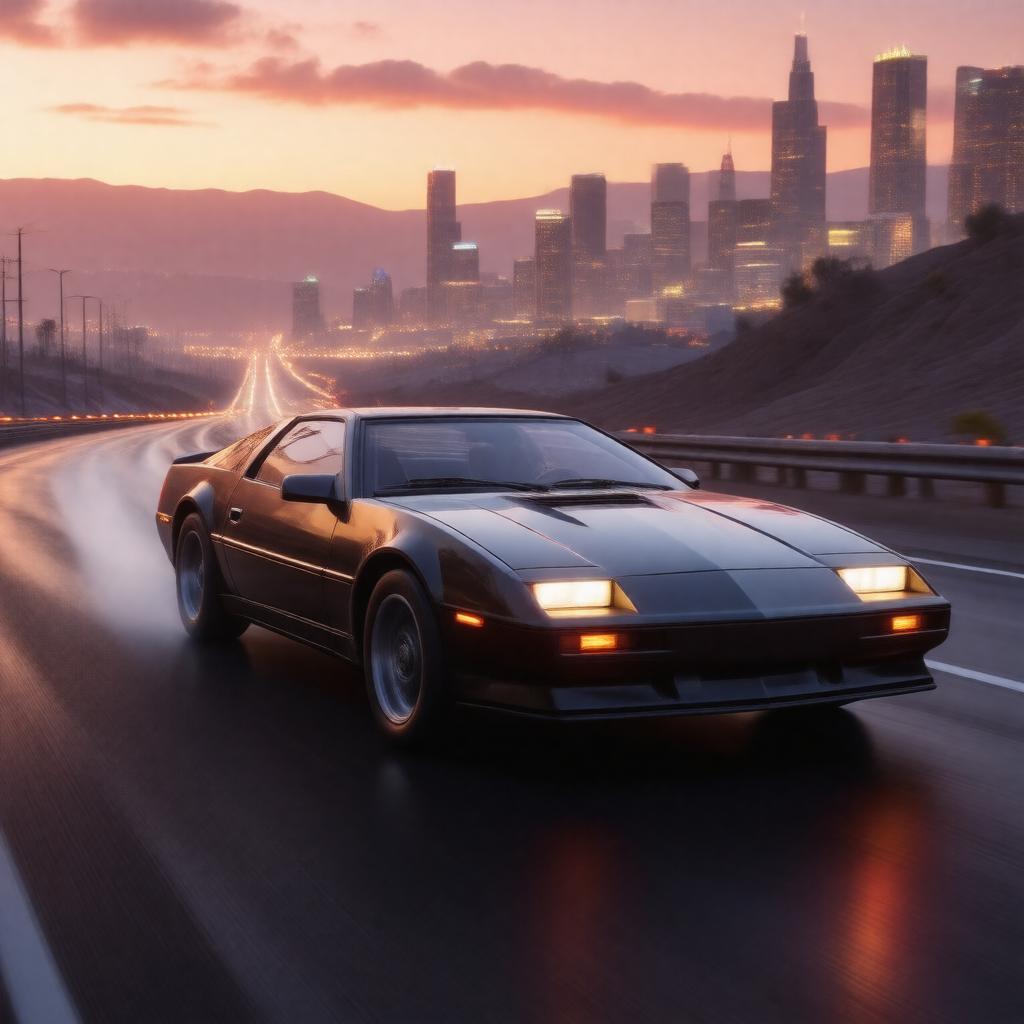 AI-created image of Knight Rider
