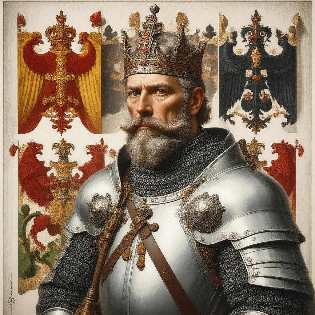 AI-created image of Knight of the Order of St Hubert
