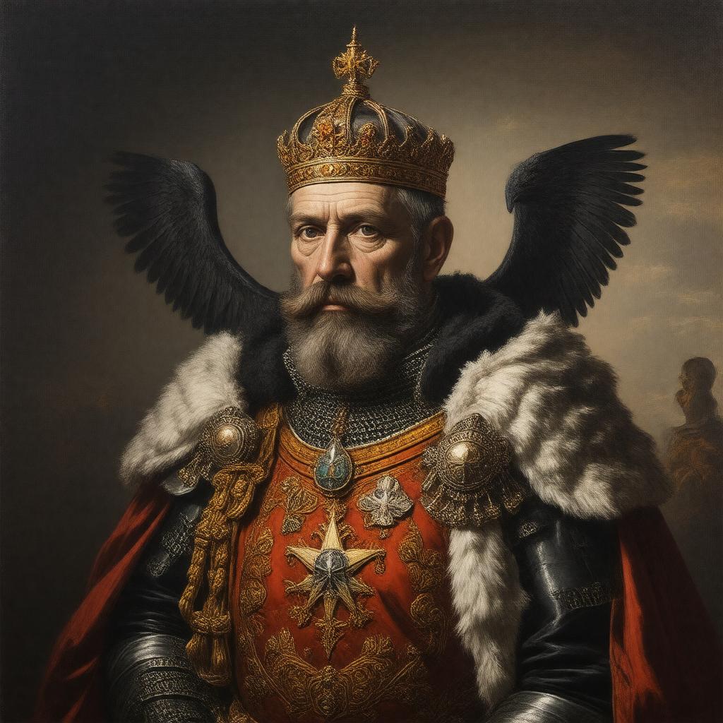 Click to view larger image AI-created image of Knight of the Order of the Black Eagle