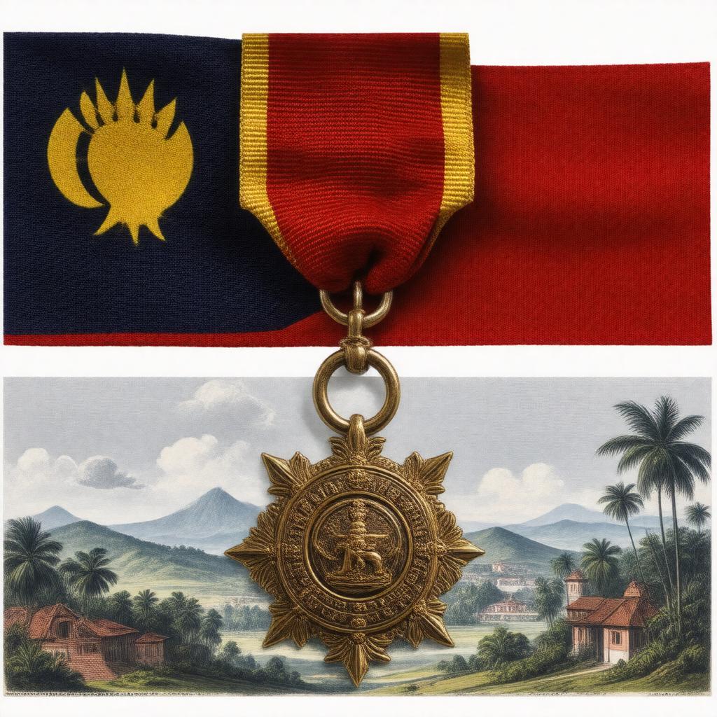 Click to view larger image AI-created image of Knight of the Order of the Crown of Malacca
