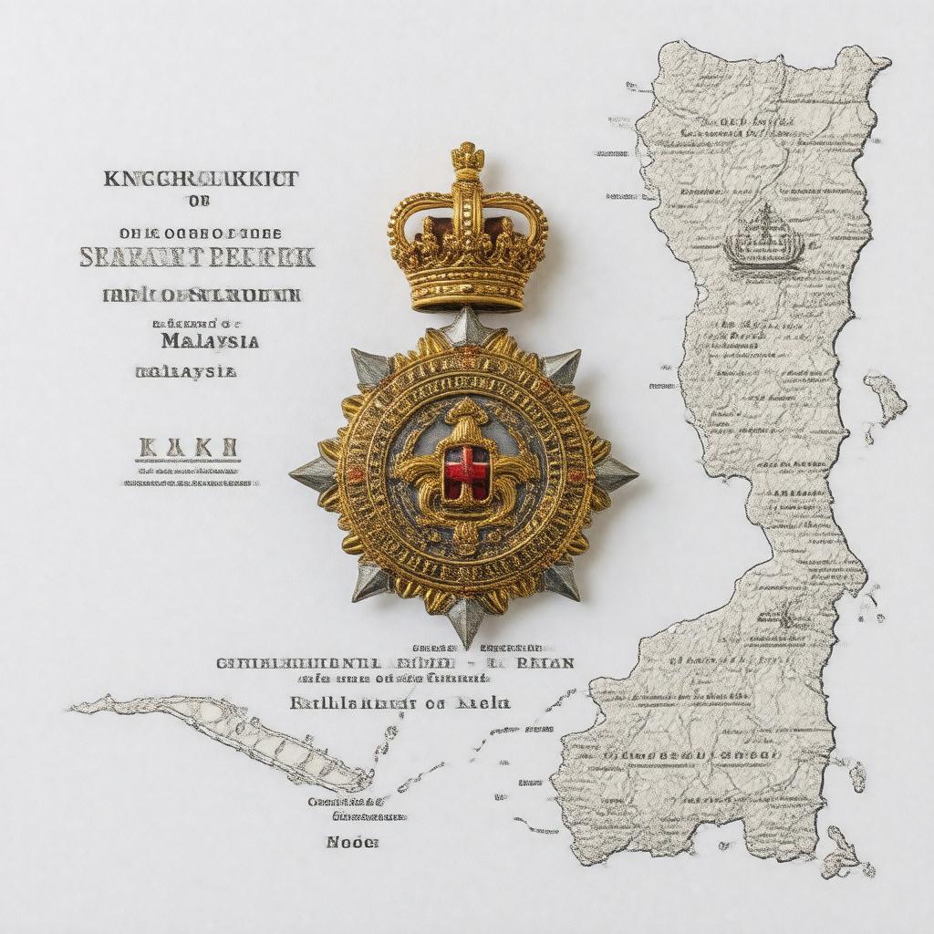 Click to view larger image AI-created image of Knight of the Order of the Crown of Perak