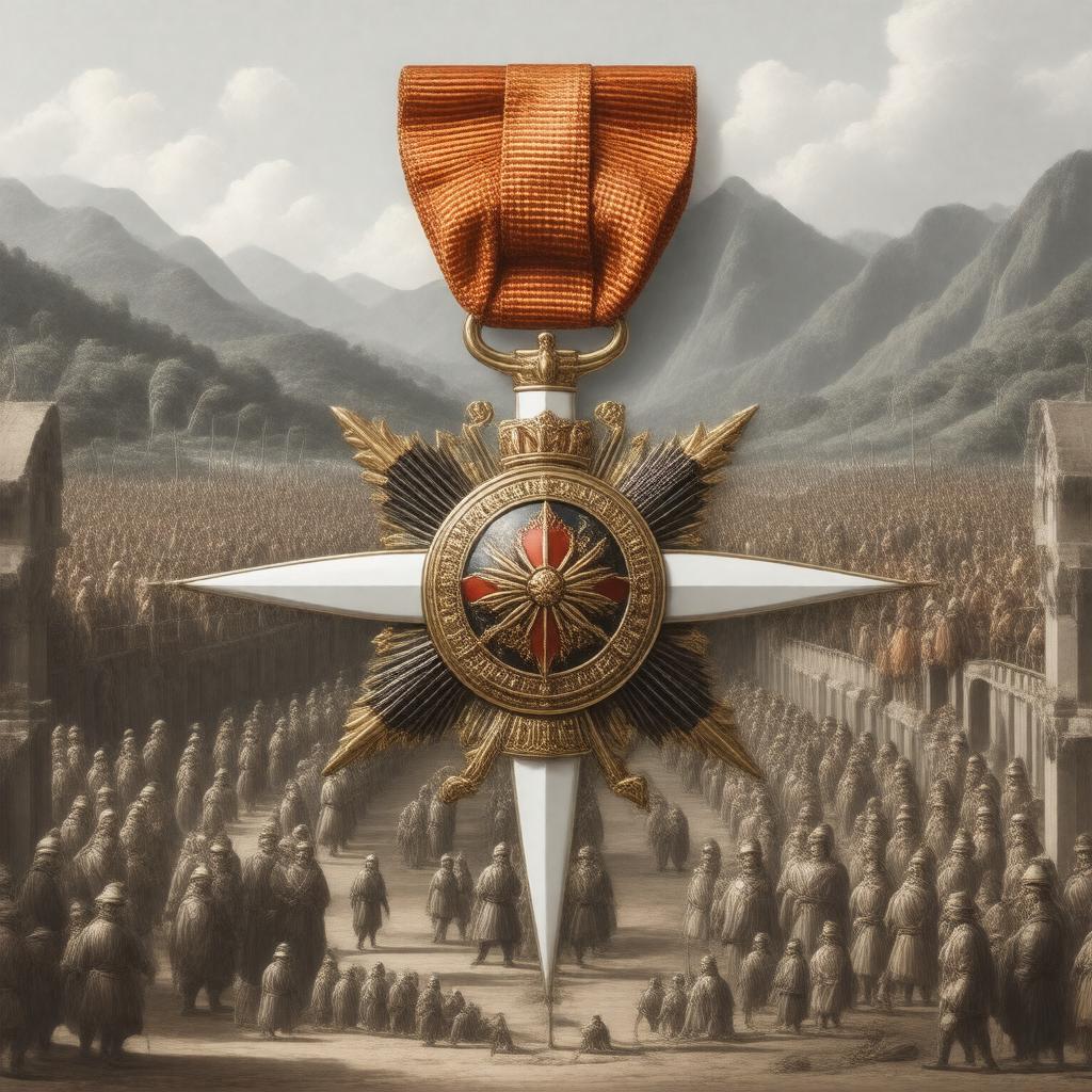 Click to view larger image AI-created image of Knight of the Order of the Crown of Sarawak