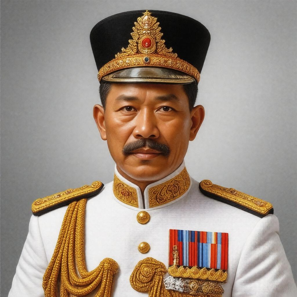 Click to view larger image AI-created image of Knight of the Order of the Crown of Siam