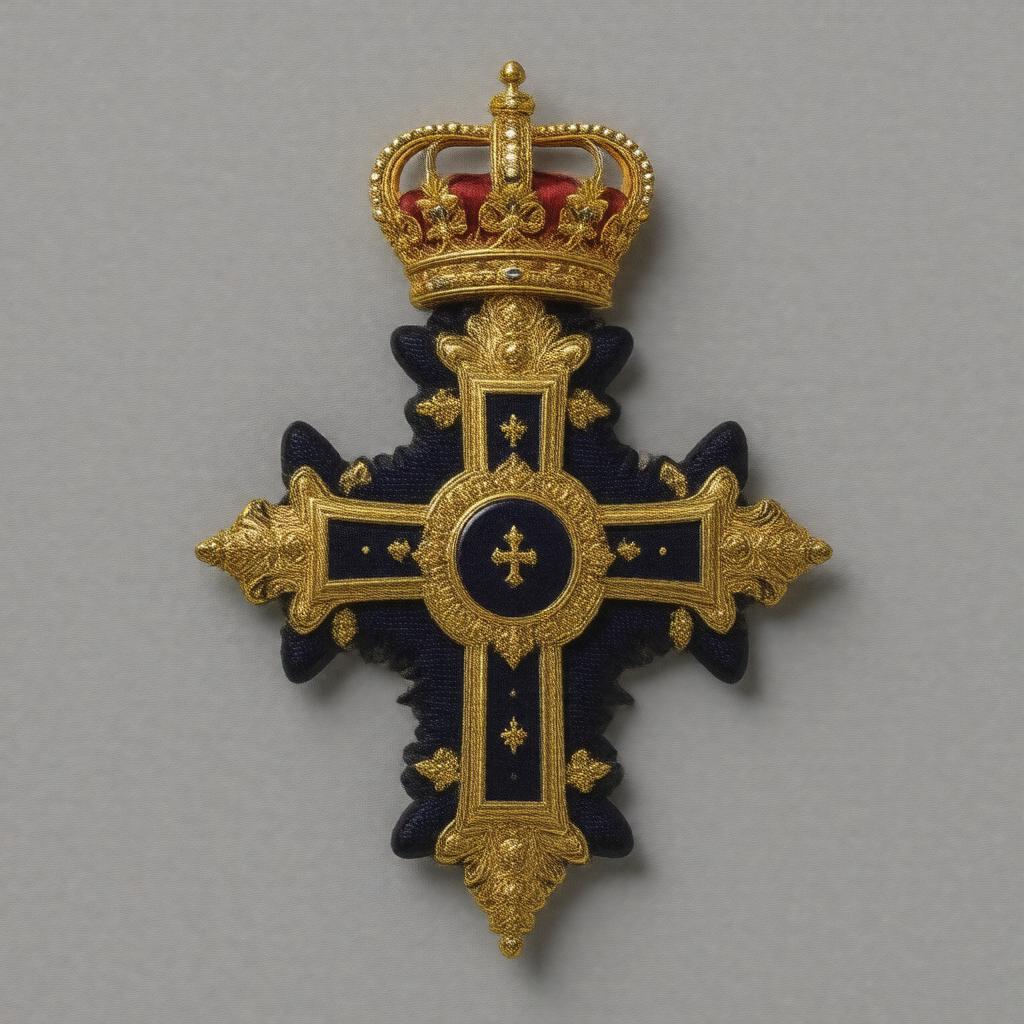 Click to view larger image AI-created image of Knight of the Order of the Rue Crown