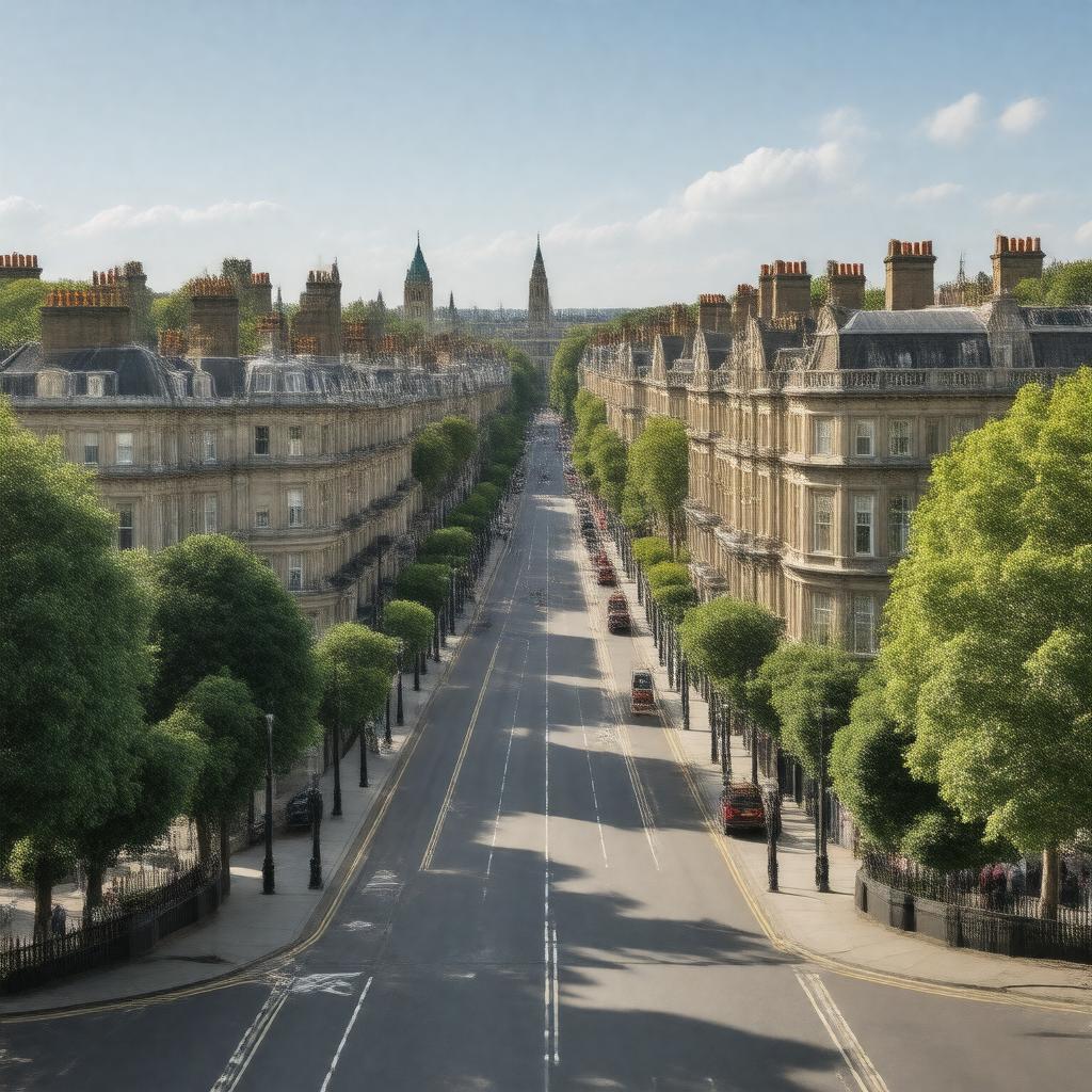 AI-created image of Knightsbridge and Belgravia