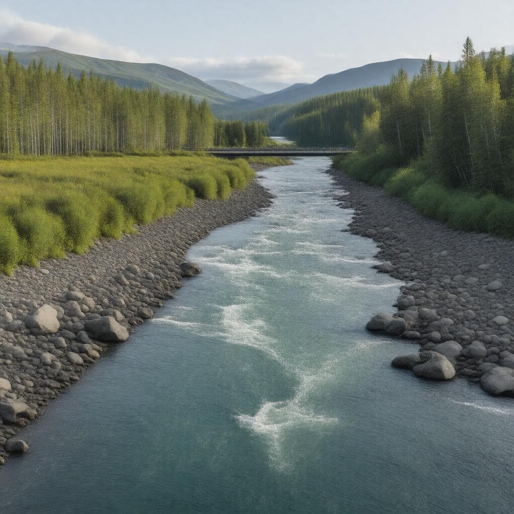 AI-created image of Knik River