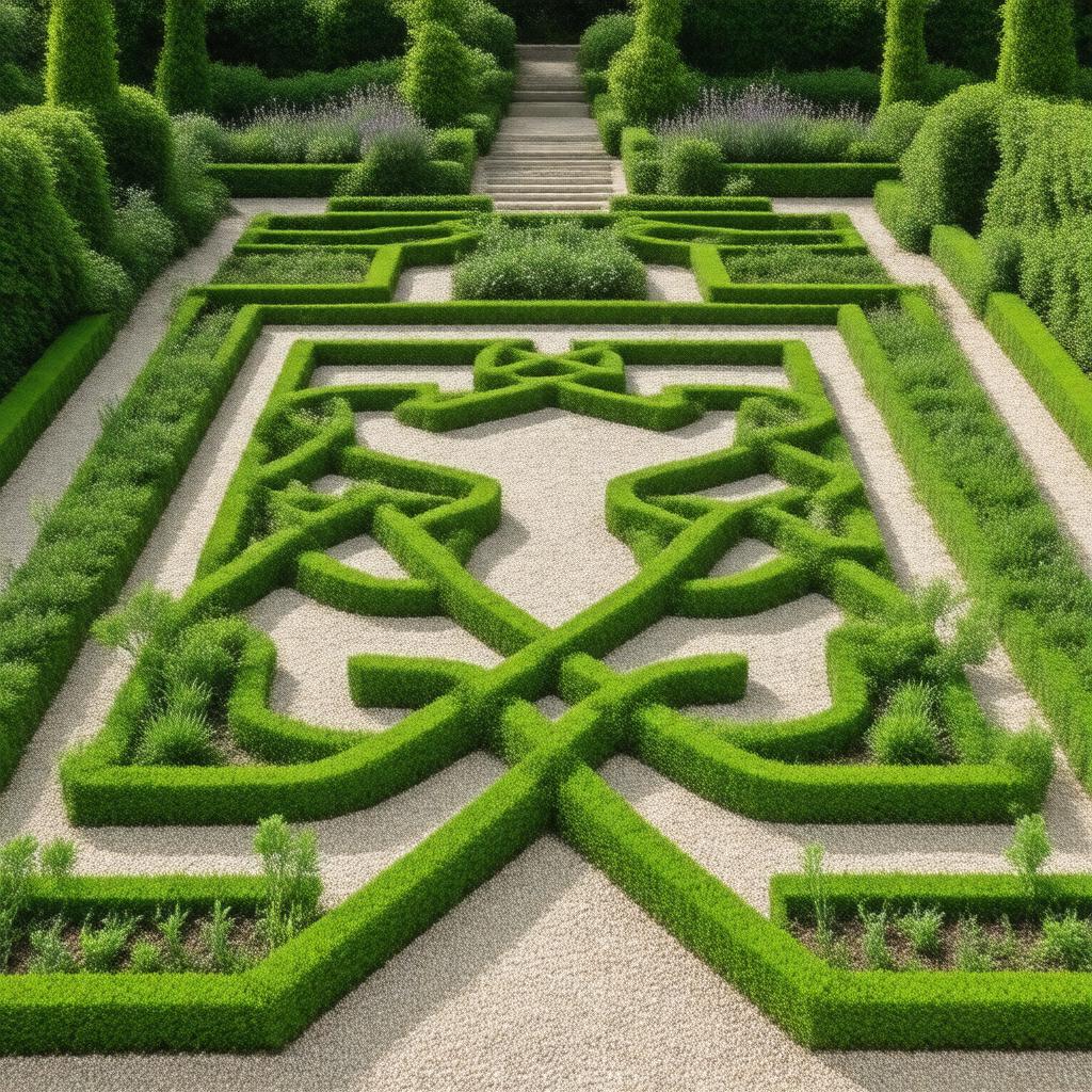 AI-created image of Knot Garden