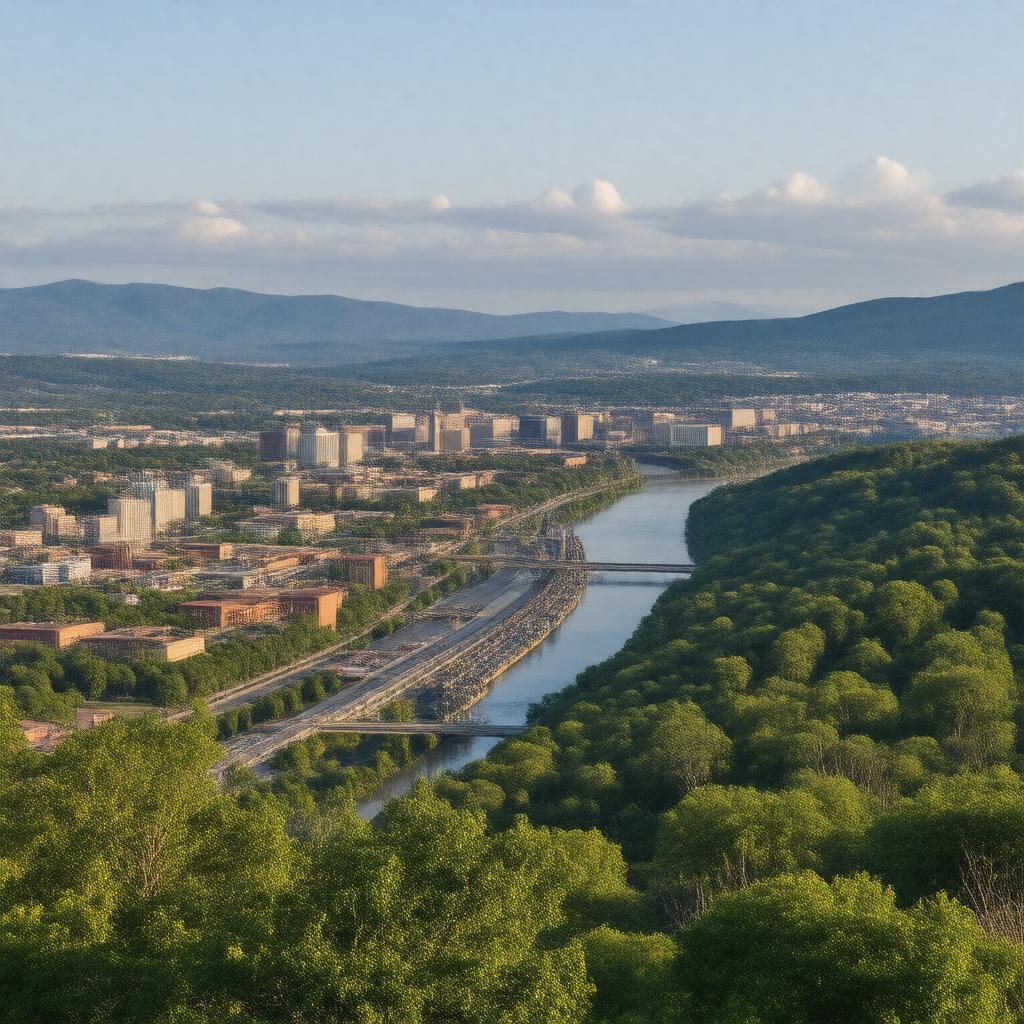 AI-created image of Knoxville Metropolitan Area