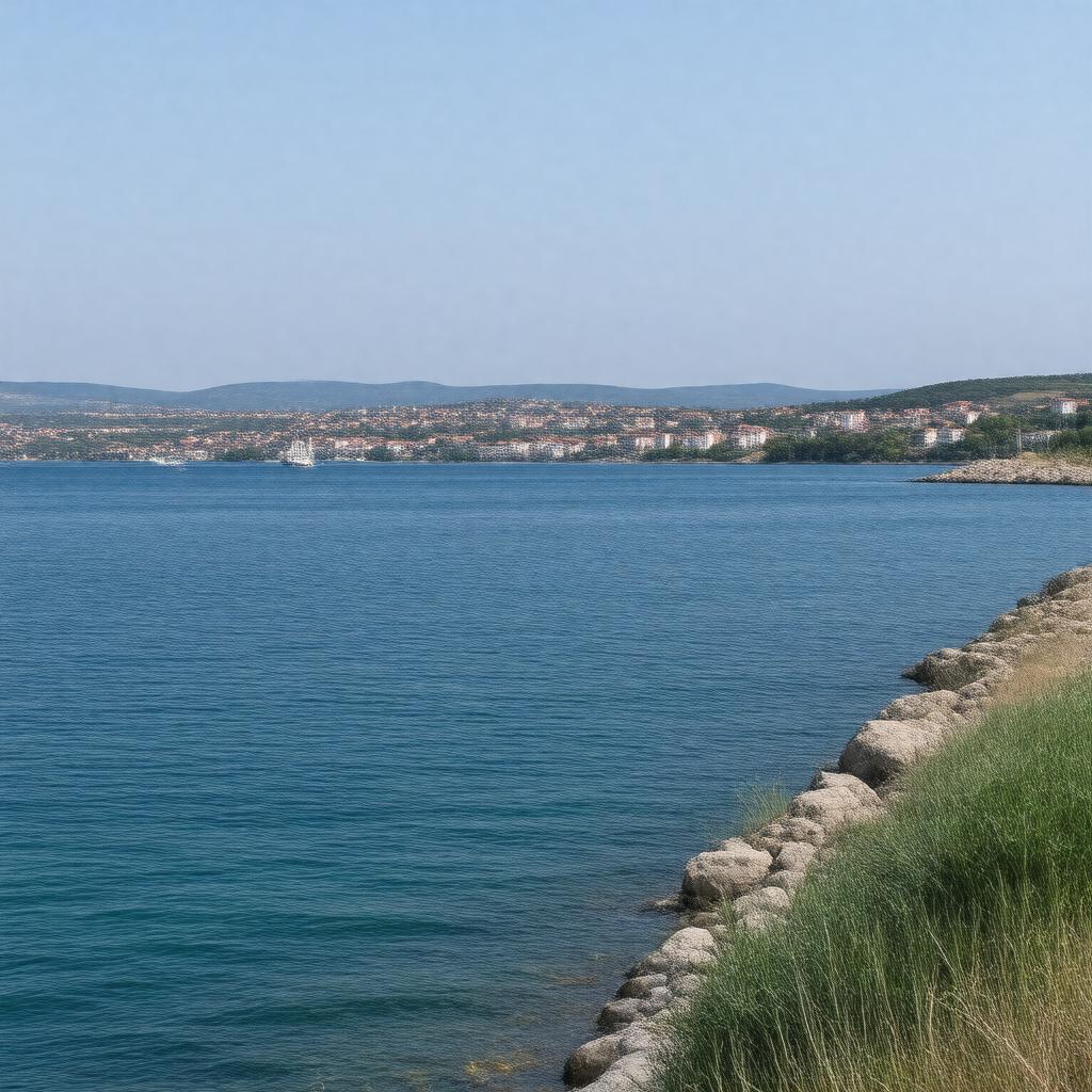 AI-created image of Koblevo Bay