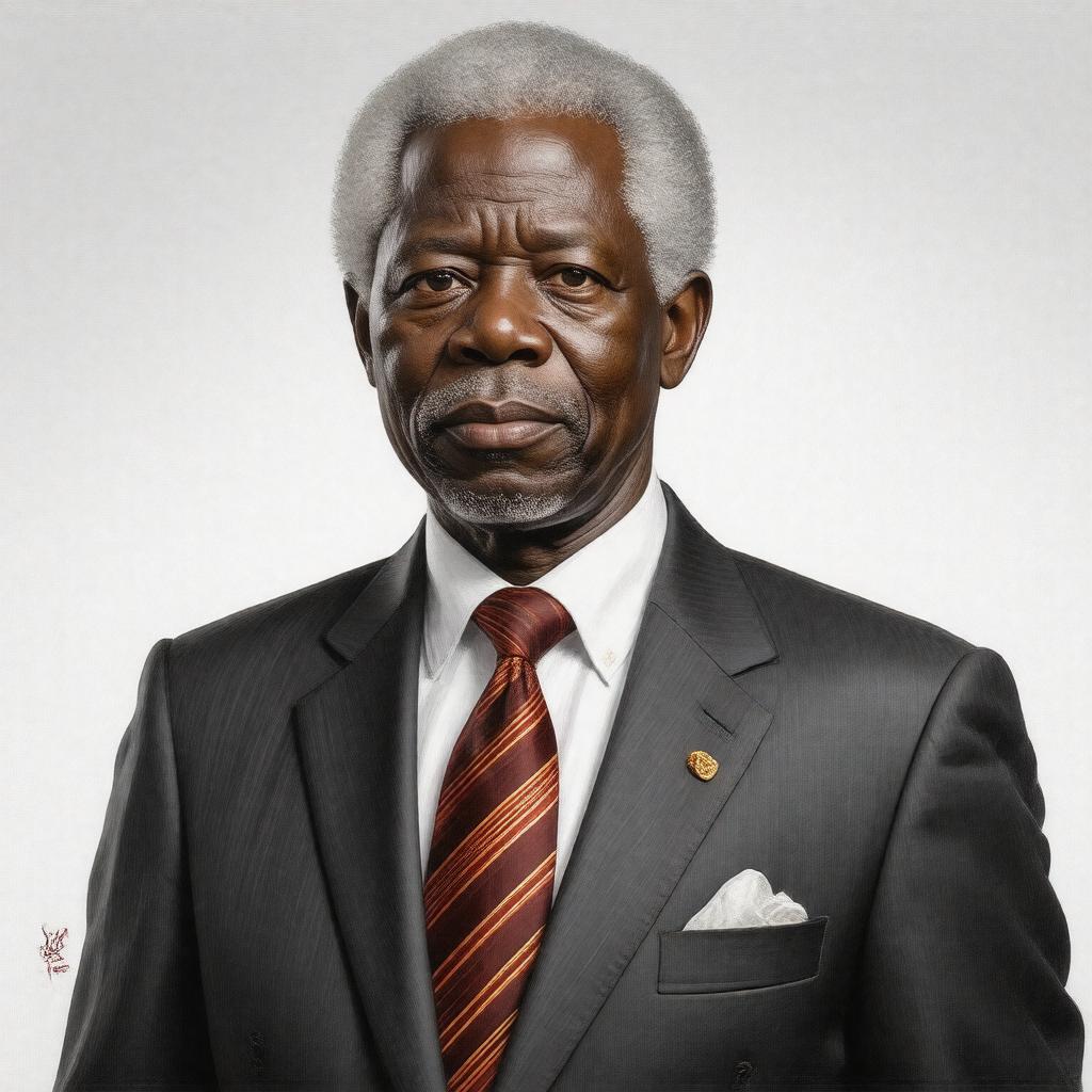 AI-created image of Kofi Atta Annan