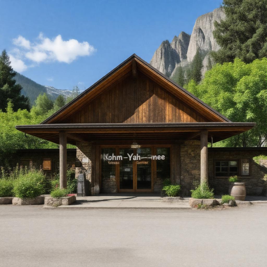 AI-created image of Kohm Yah-mah-nee Visitor Center