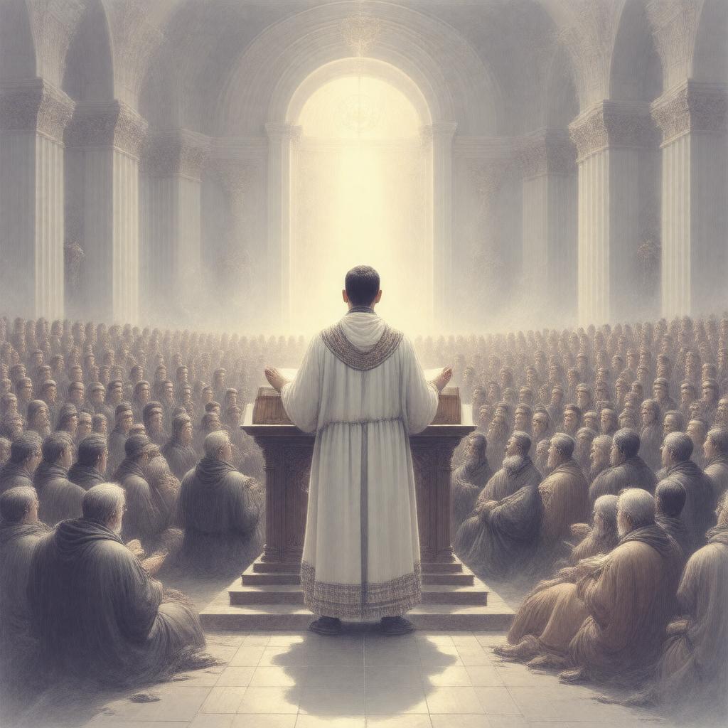 Click to view larger image AI-created image of Kol Nidre