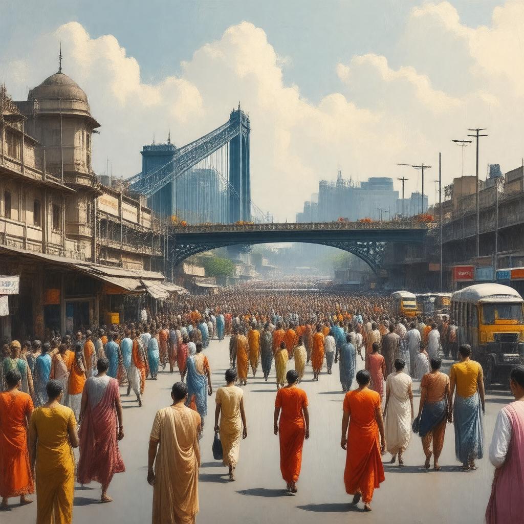 AI-created image of Kolkata, India