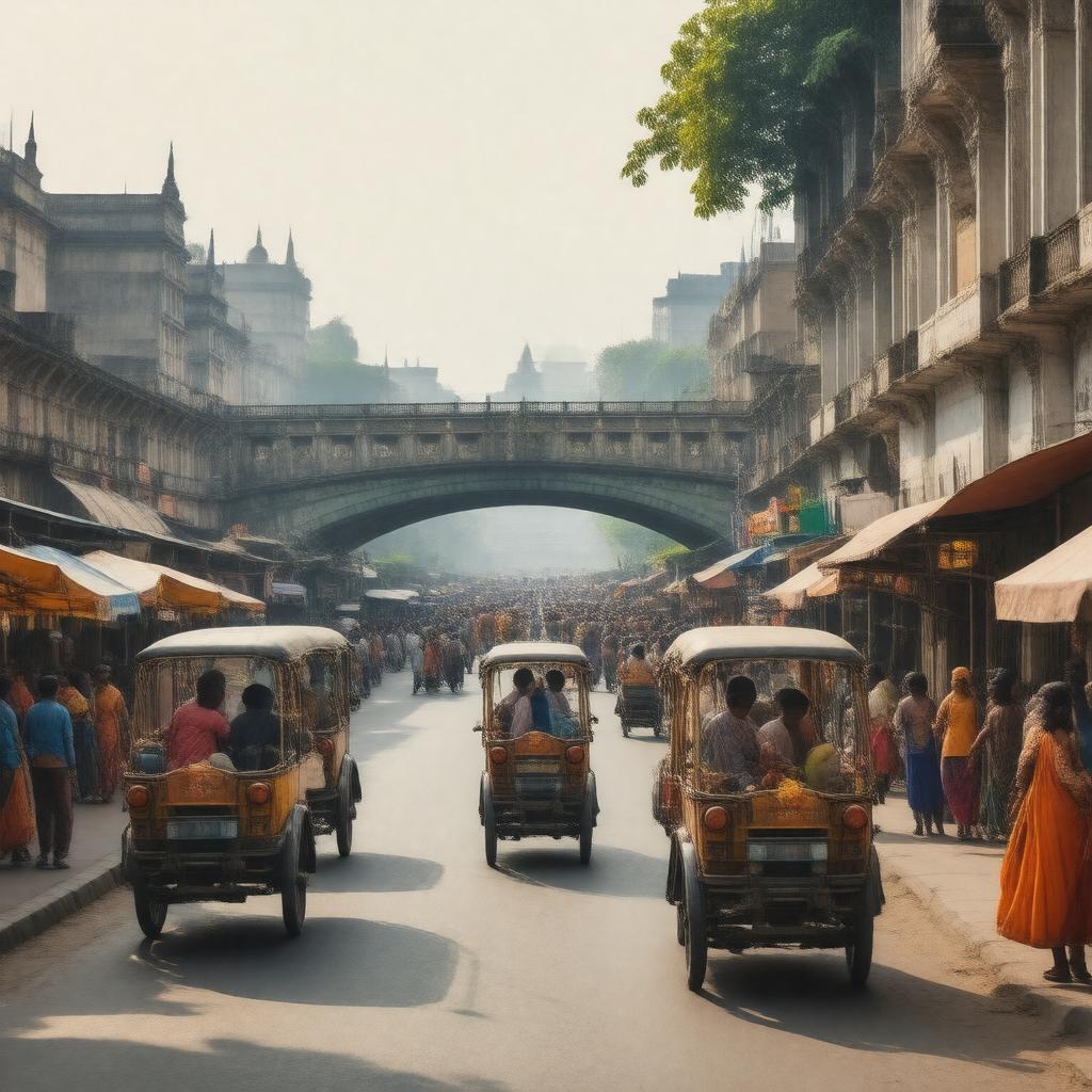 AI-created image of Kolkata