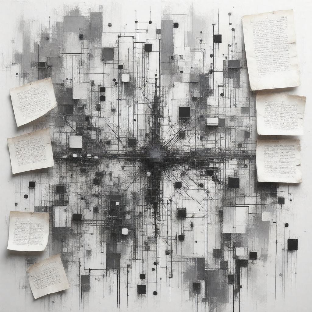 AI-created image of Kolmogorov complexity