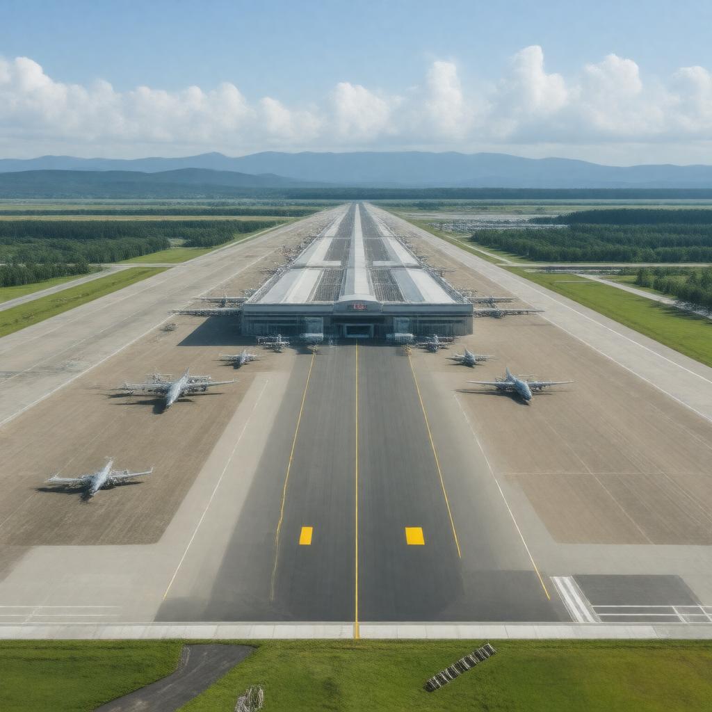 AI-created image of Komatsu Airport