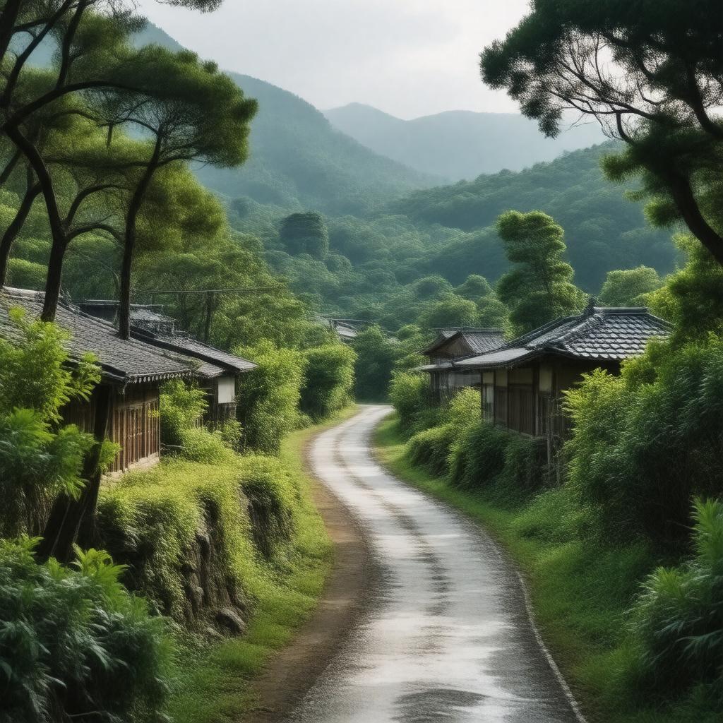 AI-created image of Kominato, Awa Province, Japan