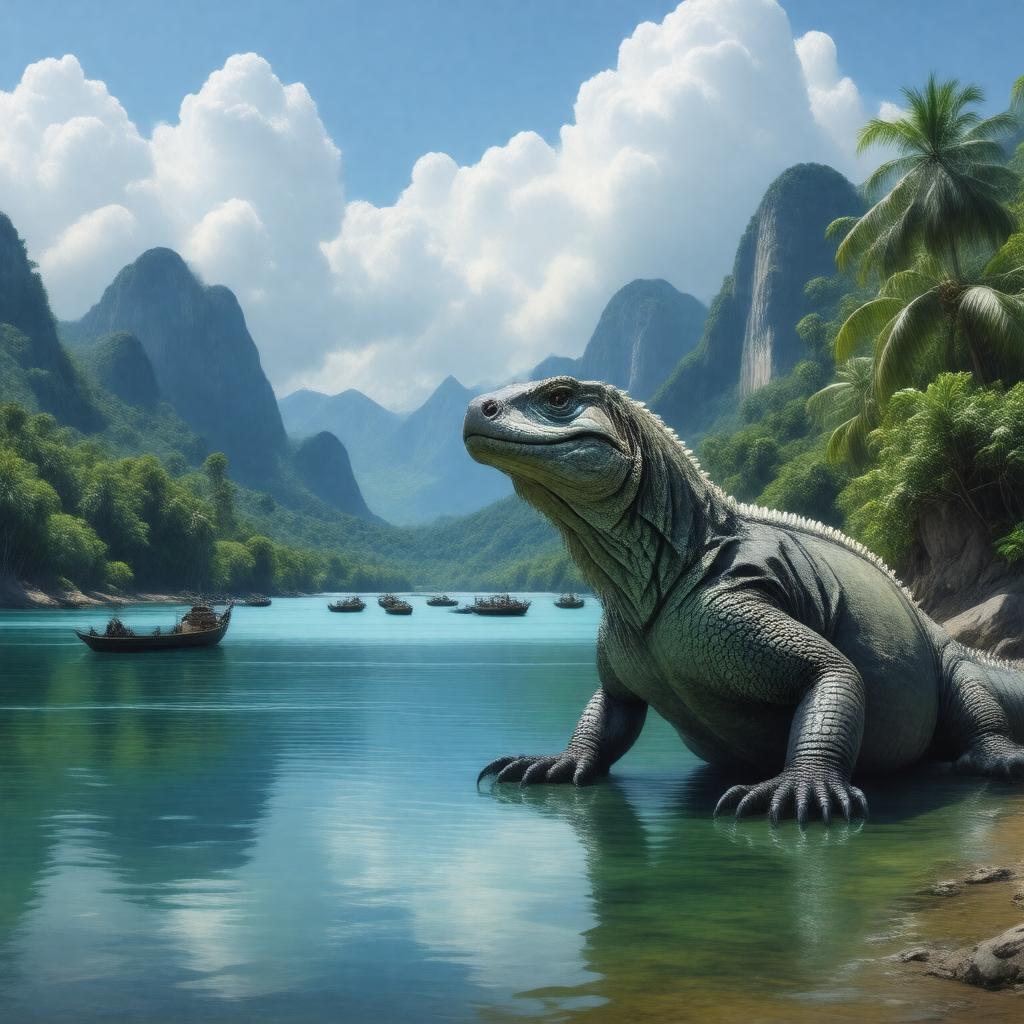 AI-created image of Komodo National Park