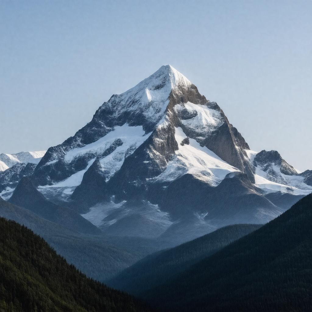 AI-created image of Koniag Peak