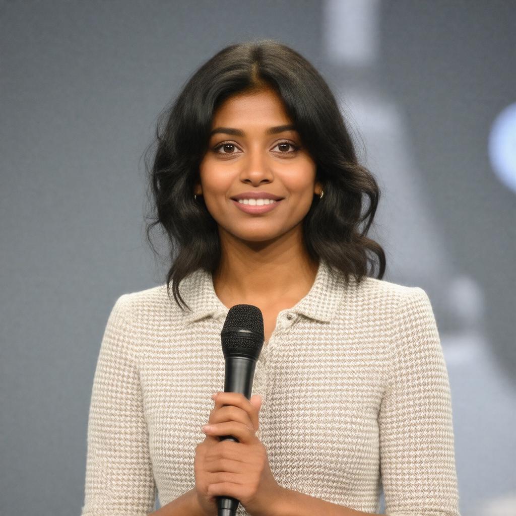 AI-created image of Konnie Huq