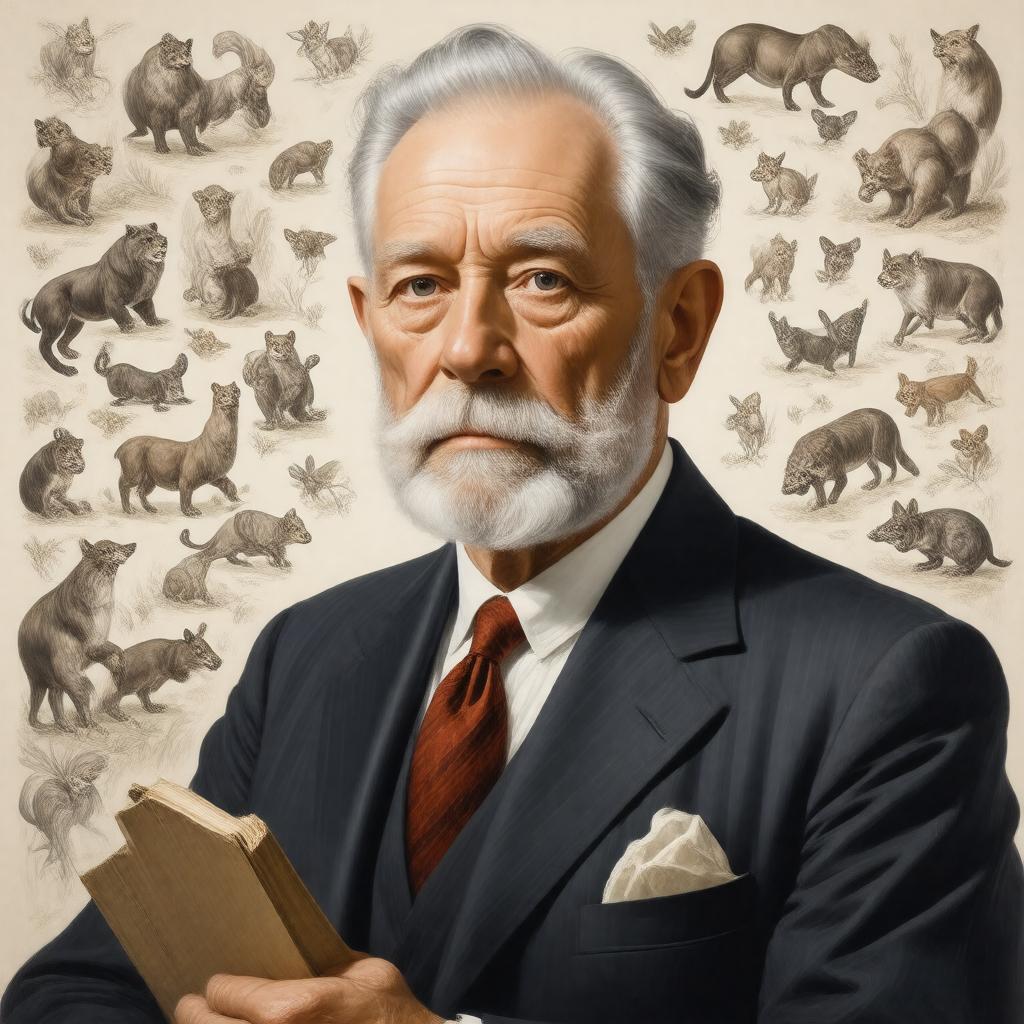 AI-created image of Konrad Lorenz