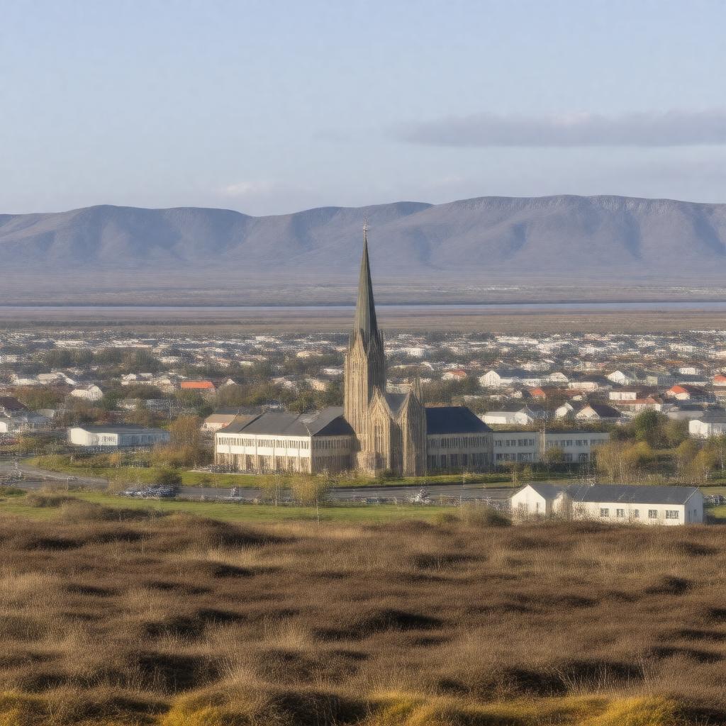 AI-created image of Kopavogur