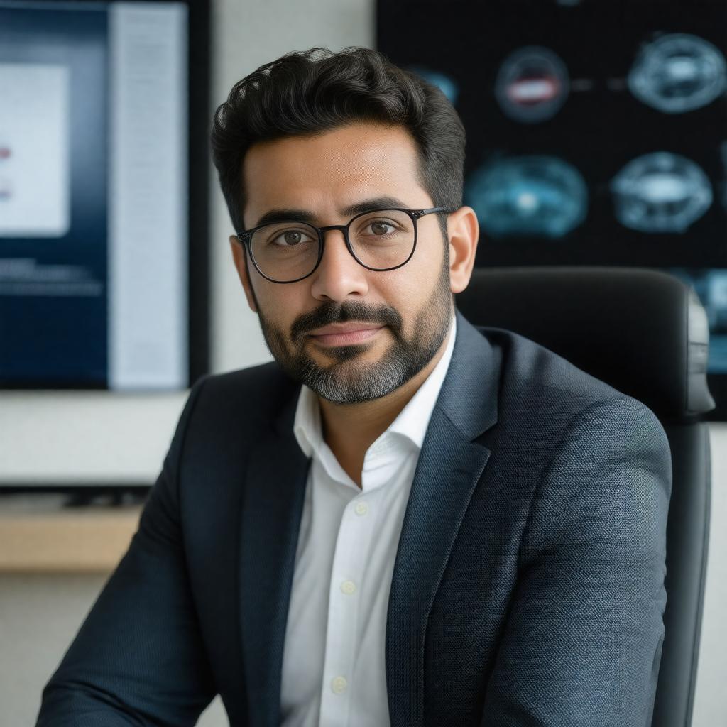 Click to view larger image AI-created image of Koray Kavukcuoglu