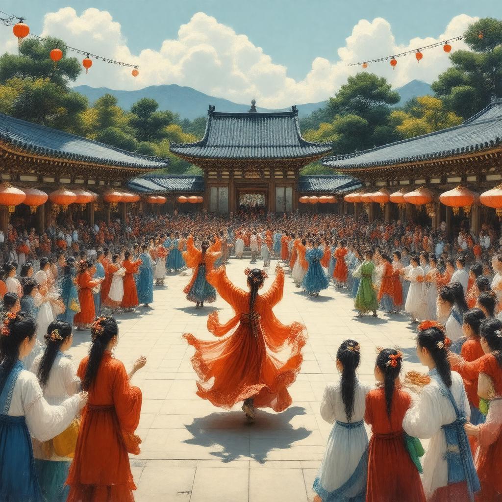 AI-created image of Korean Festival