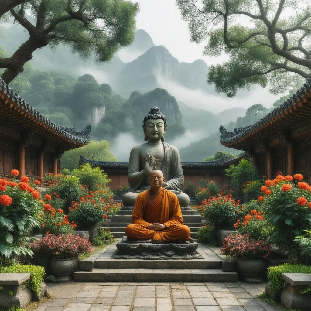 AI-created image of Korean Seon