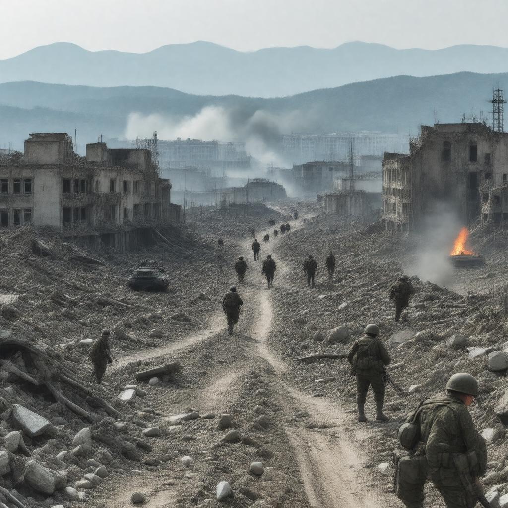AI-created image of Korean War