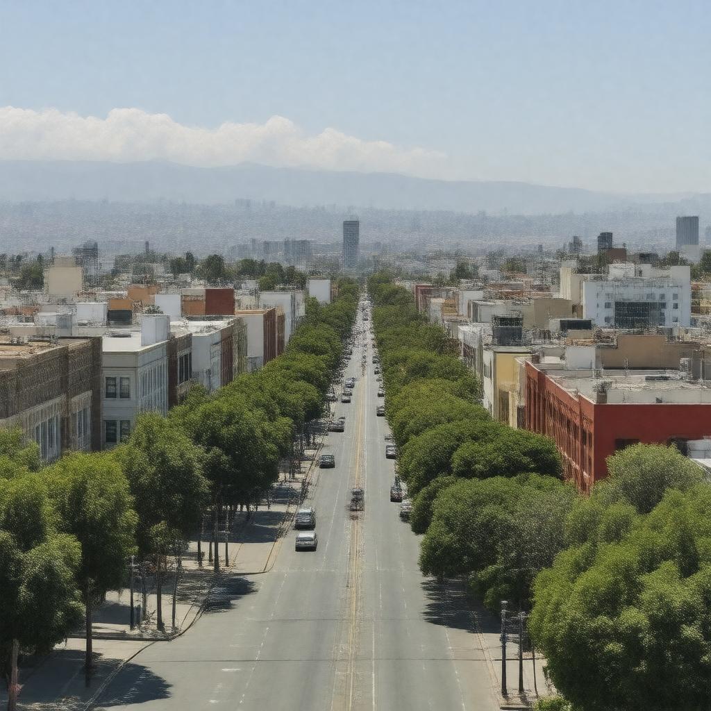 AI-created image of Koreatown
