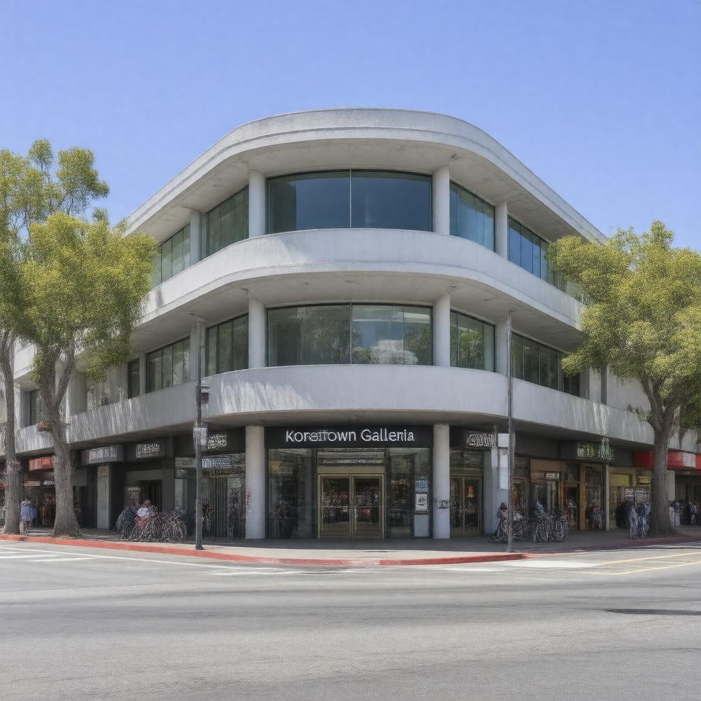 AI-created image of Koreatown Galleria