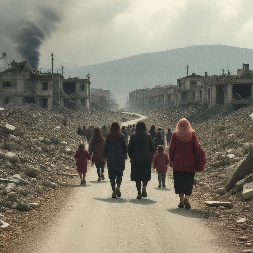 AI-created image of Kosovo War