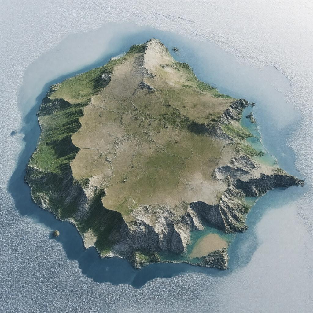 AI-created image of Kotelny Island