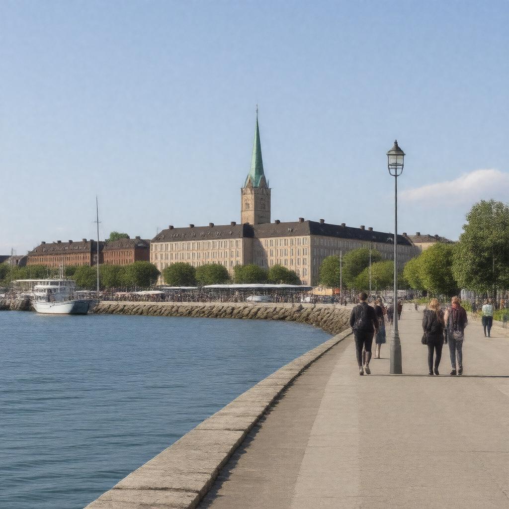 AI-created image of Kotka, Finland