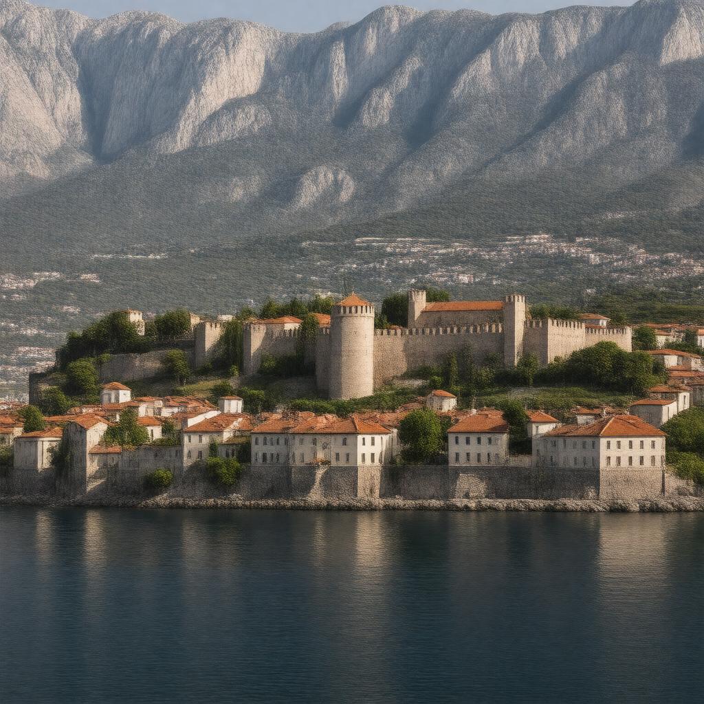 AI-created image of Kotor, Montenegro