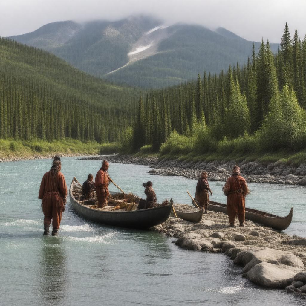 AI-created image of Koyukon Athabascan