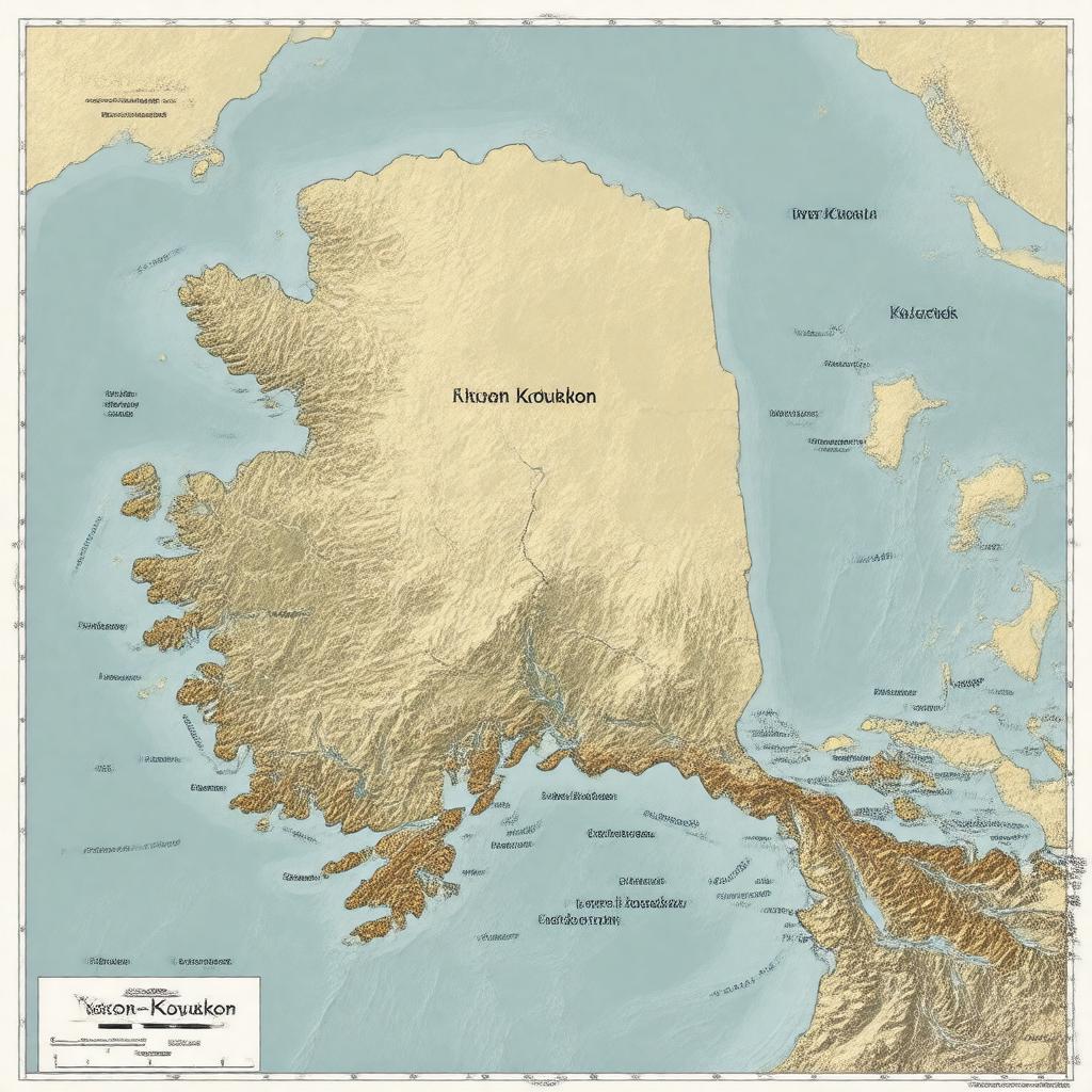 AI-created image of Koyukon Athabaskan