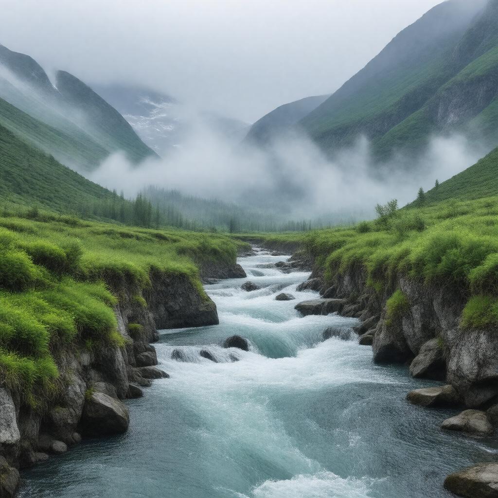 AI-created image of Koyukuk River