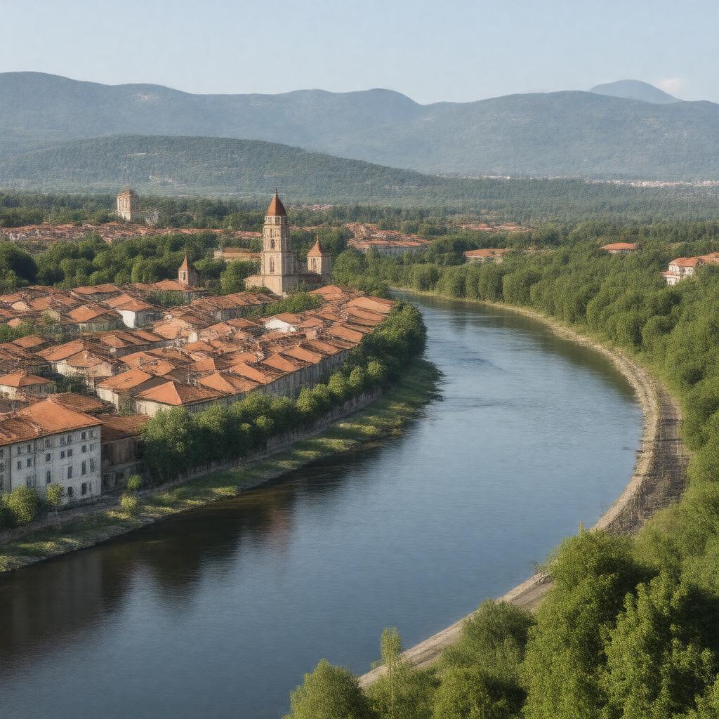 AI-created image of Kraljevo, Serbia