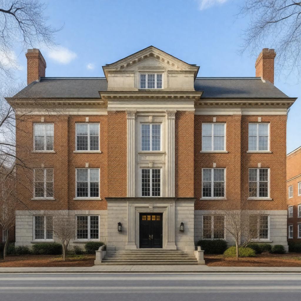 AI-created image of Krieger Hall