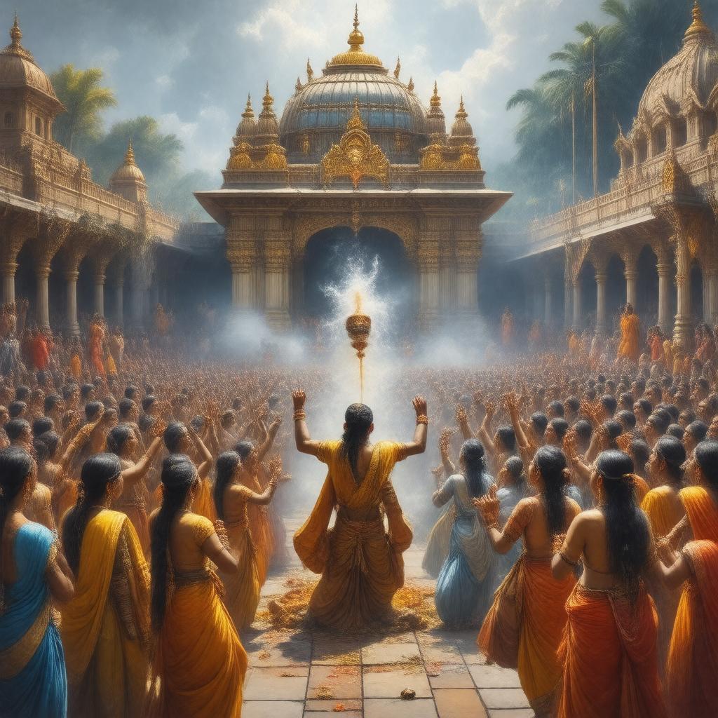 AI-created image of Krishnashtami