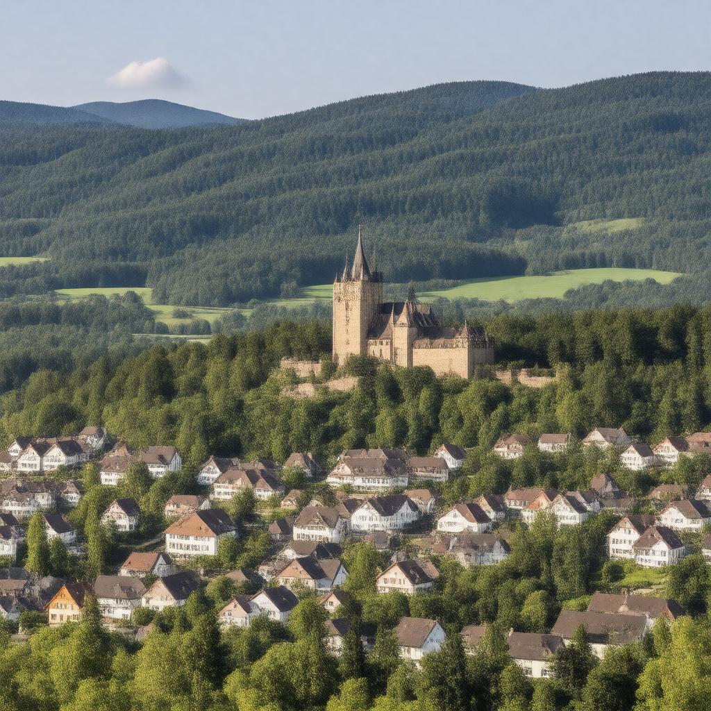 AI-created image of Kronberg im Taunus
