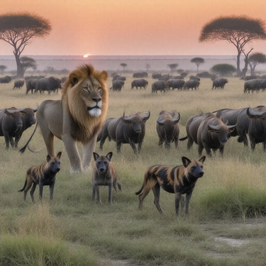 Click to view larger image AI-created image of Kruger National Park