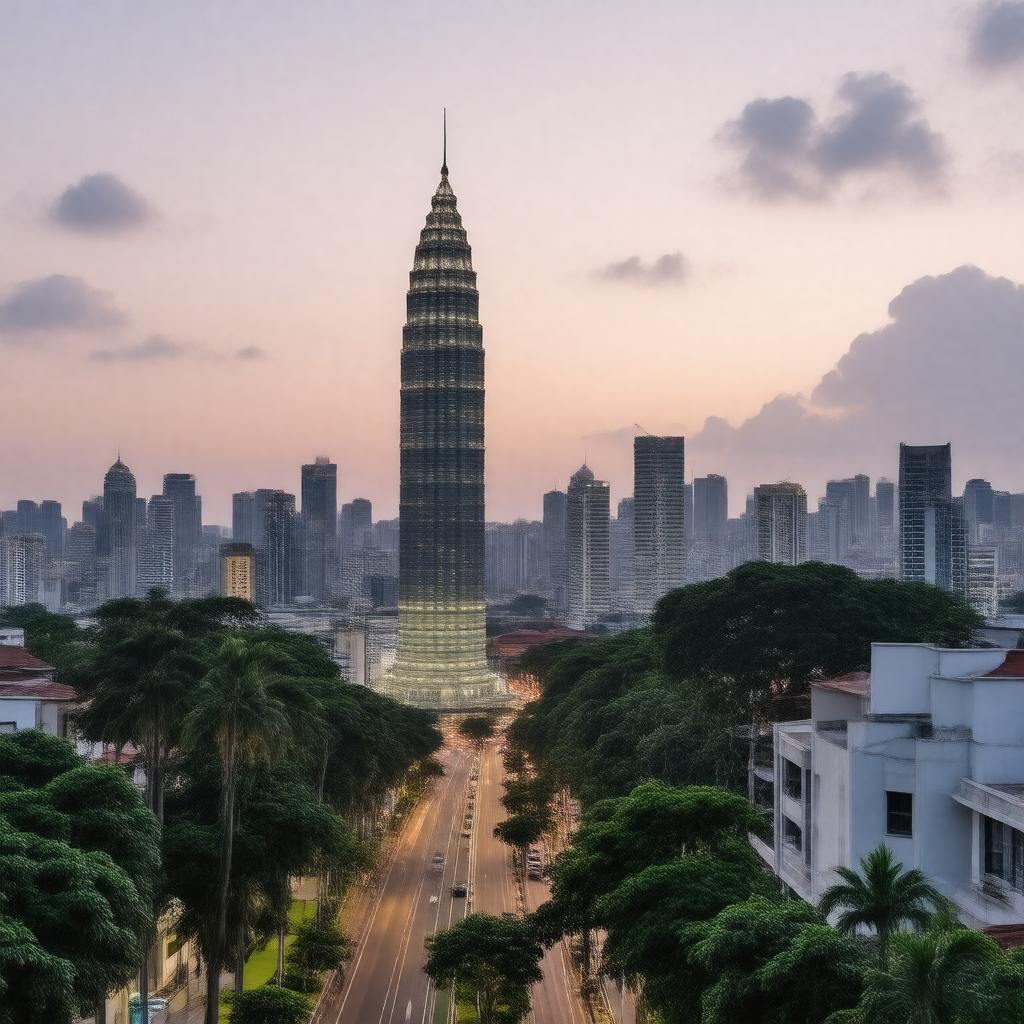 AI-created image of Kuala Lumpur