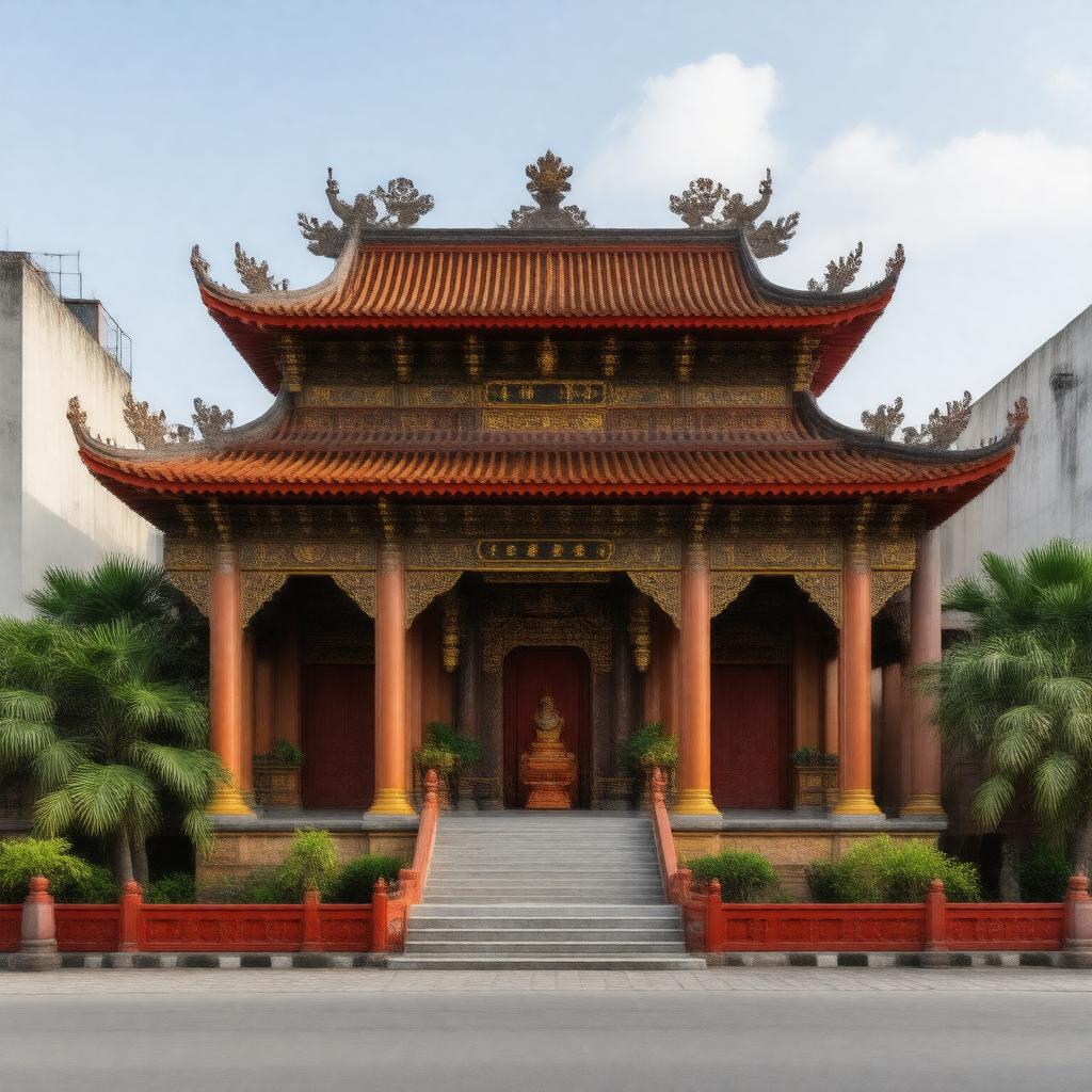 AI-created image of Kuang Kong Temple