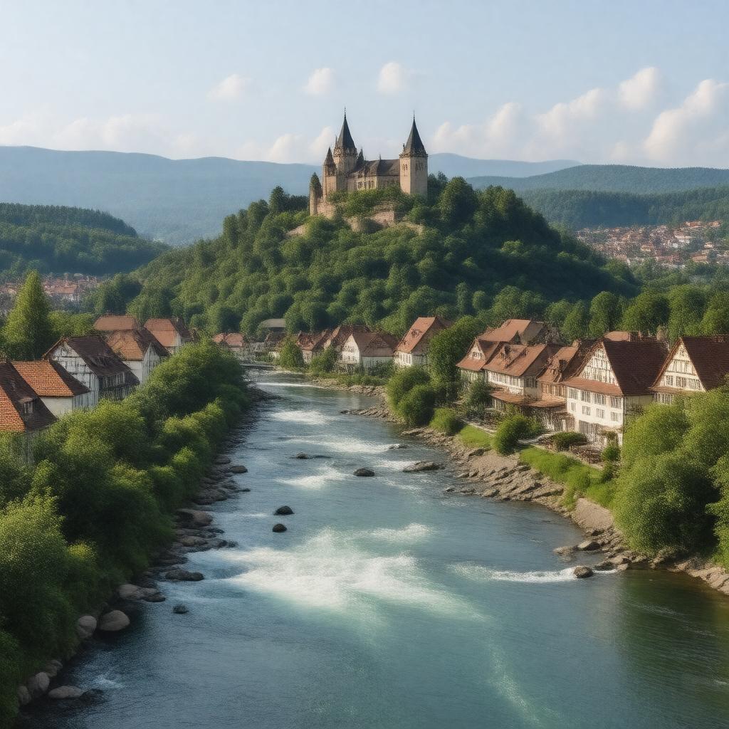 AI-created image of Kulmbach, Germany